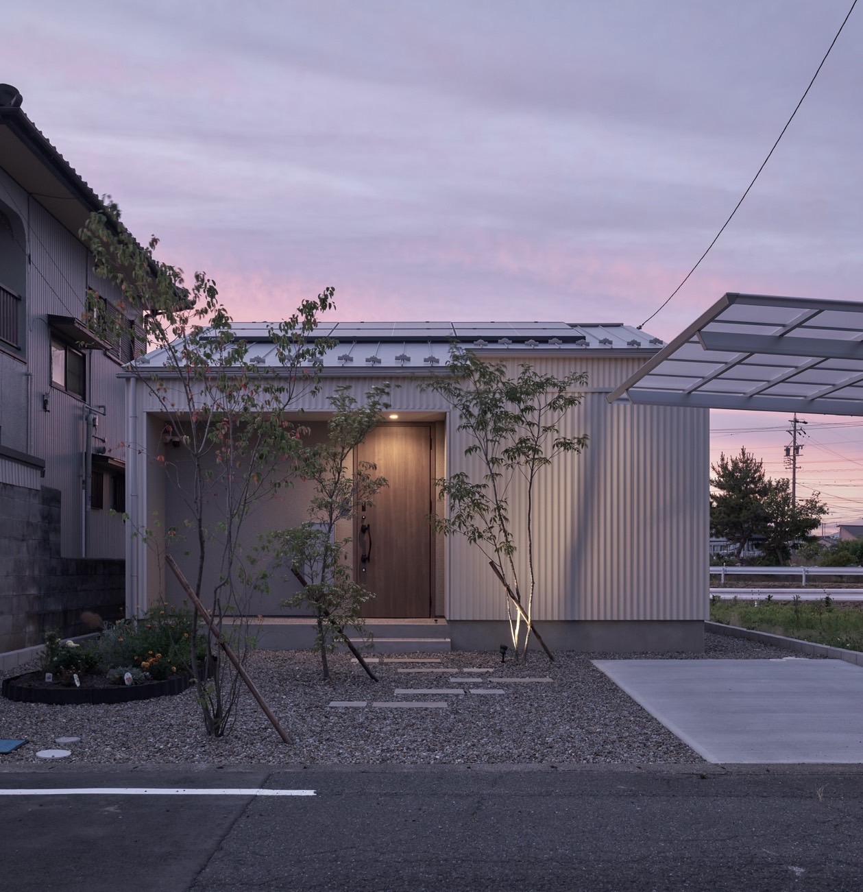 女性が建てた一人暮らしの小さい平屋